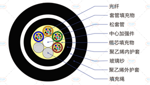 GYFTY63光纜截面